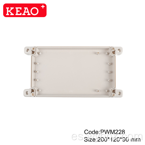 Caja de conexiones de caja de caja de montaje en pared de ABS con terminales caja impermeable ip65 caja de plástico para electrónica exterior